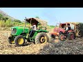 ऊसाने भरलेला ट्रॅक्टर शेतात फसला ! 🚜| John Deere ट्रॅक्टरने केली मदत #शेतकरी#ट्रॅक्टर#ऊस#ऊसतोडणी