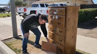 How An Old Dresser Can Make Your Kitchen Prettier And More Organized Really
