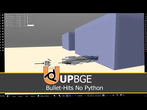 Zero Python Bullet hit Effects in Blender game engine...