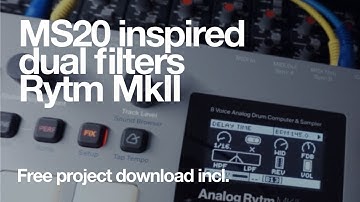Using one machine like another: MS20-Rytm: Free project incl. Analog Rytm Mk2