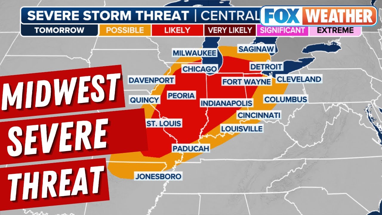 Rare February Severe Storms Target The Midwest With Possibility Of ...