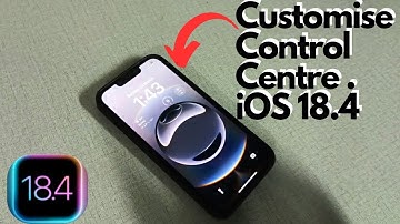 How to Customize iOS 18.4 Control Center - Add Wi-Fi, Bluetooth, AirDrop, Cellular data