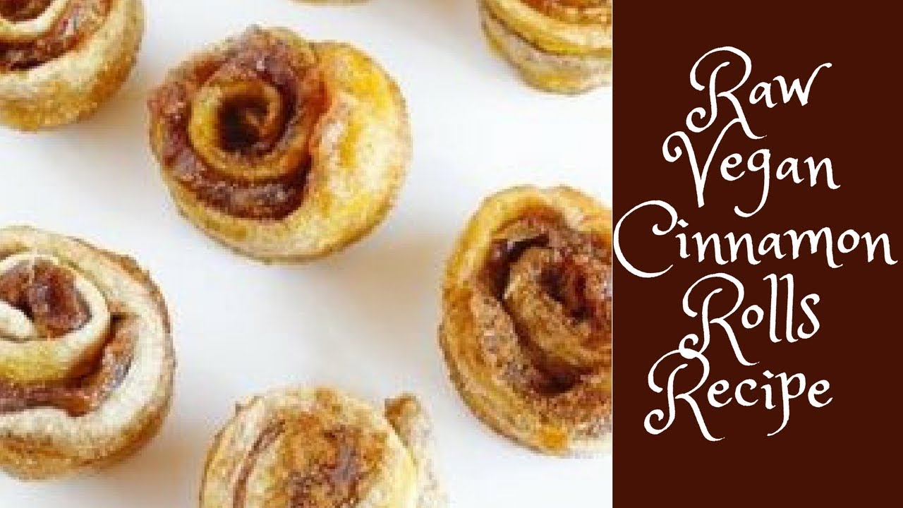 Raw Vegan Cinnamon Roll Recipe YouTube