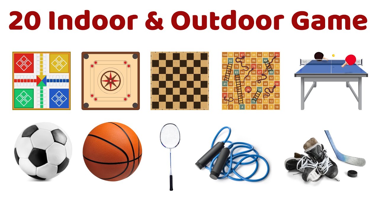 20 Indoor and Outdoor Games for Kids | Indoor Games | Outdoor Games ...
