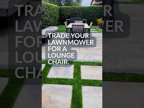 Trade Your Lawnmower For A Lounge Chair ☕🌿 | System Pavers