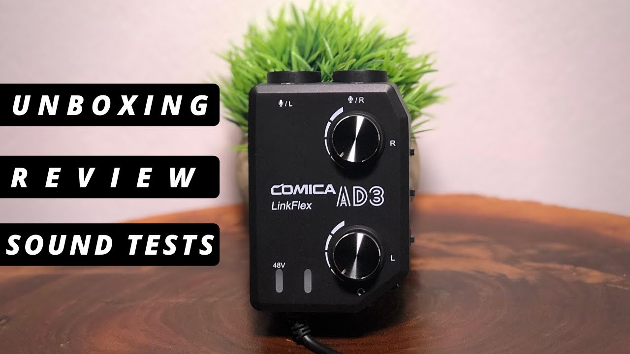 Comica Linkflex AD3 Review | An Audio Recording BEAST! - YouTube