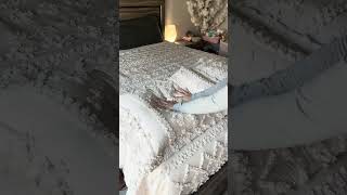 cloud pillows ☁️ #pillows #bedroom #bedding #bedroomdecor #aesthetic #home #thatgirl #cozy