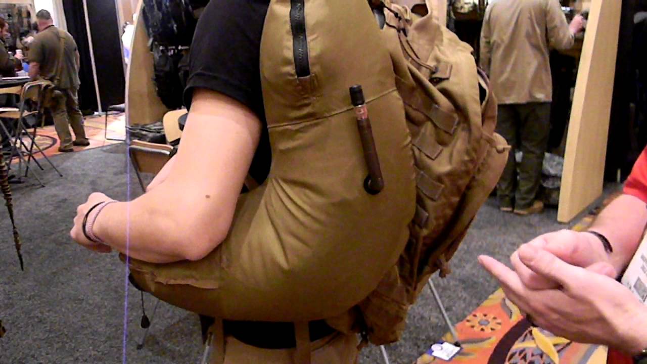 PiperGear USA Rescue Inlfatable Backpack System, Shot Show 2012, Las Vegas