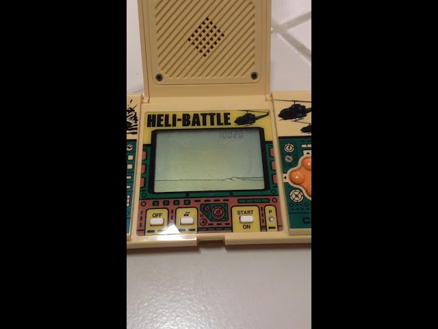 Heli-Battle Casio CG-370 | Vintage 80s Casio Handheld Game - YouTube