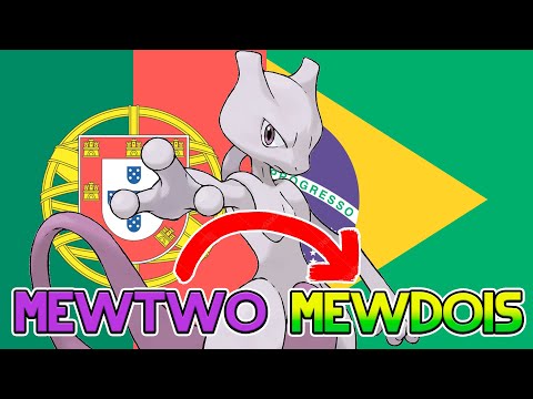 Diferenças entre os nomes dos Pokémon em Inglês e Português