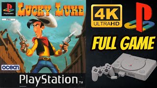 Lucky Luke | PS1 | 4K60ᶠᵖˢ UHD🔴| Longplay Walkthrough Playthrough Full Movie Game