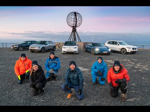 The world's northernmost winter test of electric cars!