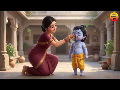 गोपी ने डाला ठाकुर जी पर गोबर Krishna leela Pujya Shri Indresh Maharaj Ji Katha #krishnaleela