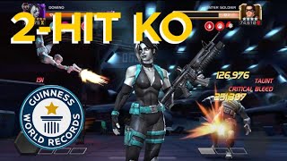 DOMINO DOES IT AGAIN - 2 HIT WINTER SOLDIER K.O. | Marvel Contest of Champions