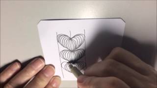 "Heartstrings" Zentangle Tangle-How To
