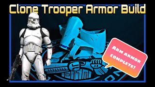 501st Clone Trooper Armor Build - Biceps Elbows Forearms