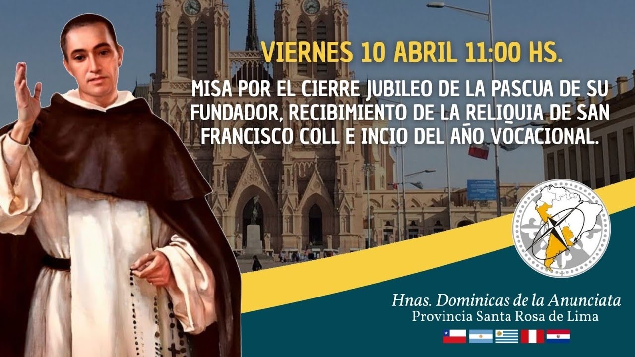 Misa por el cierre del Jubileo de la Muerte de su fundador Padre Coll ...