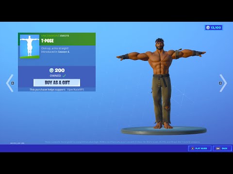 T-Pose  Fortnite Emote 