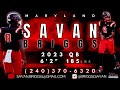 Savan briggs qb 2023 2021 playoff highlights 14  0 state champ