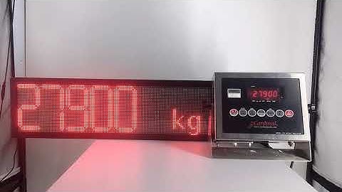remote displays for weght indicator  (ricelake cardinal avery, And so on.)
