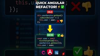 Angular subscribe() to firstValueFrom() in 60 Seconds ⚡