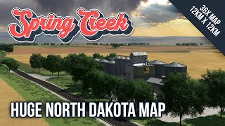 Spring Creek, North Dakota - HUGE 12km x 12km map! - Farming Simulator 22 screenshot 1
