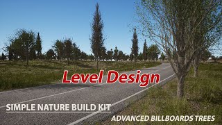 Nature Create | Level Design | Tutorial UE4 | #ue4tutorial#unrealengine4#grass#nature#trees#roads
