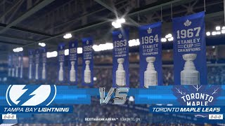 2022 NHL Playoffs Tampa Bay Lightning Vs Toronto Maple Leafs Round 1 Game 6 NHL 22 Simulation