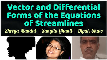 Vector and Differential Forms of the Equations of Streamlines | Fluid Mechanics