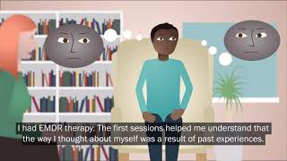 Animation to explain EMDR Therapy and Trauma to Adults.  