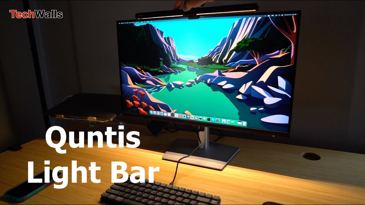 Quntis Monitor Light Bar Unboxing & Testing 