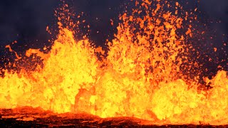 Iceland Volcano Eruption 4K 2022 | With Extreme Closeup |Iceland Fagradalsfjall Volcano