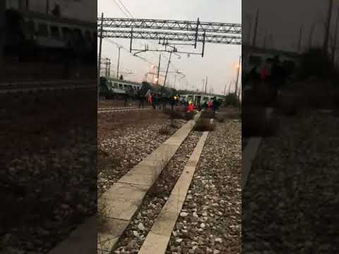 Treno deragliato a