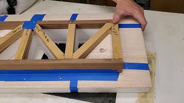 Scratch Building Your Own RC Planes Episode #9 Cutting the Wing Lightening Holes