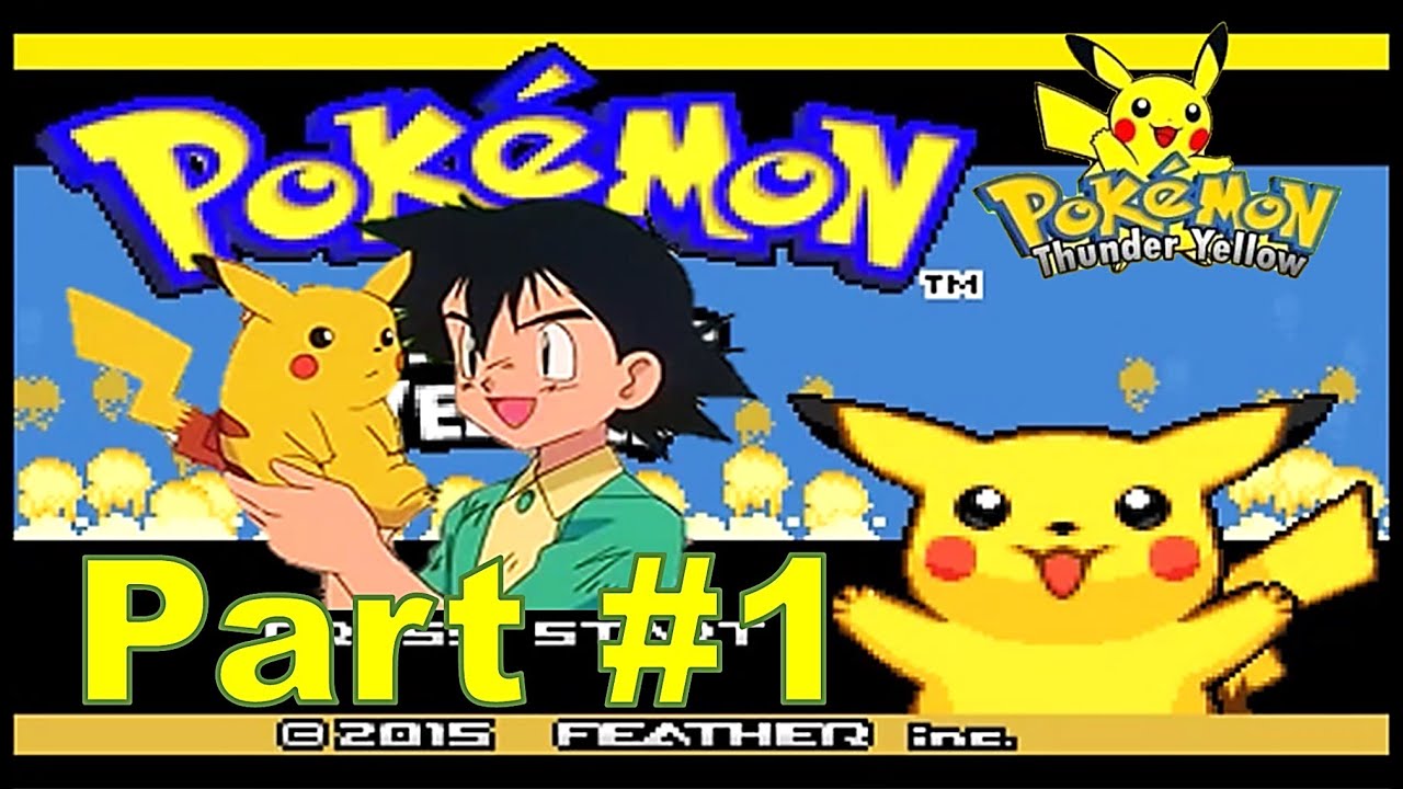 Pokémon Thunder Yellow - Yellow Remake GBA Preview 