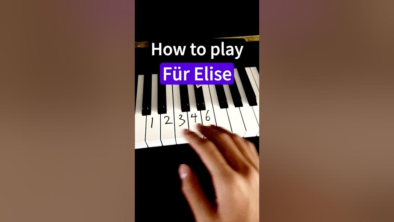 Für Elise - Easy piano tutorial Für Elise - Easy piano tutorial