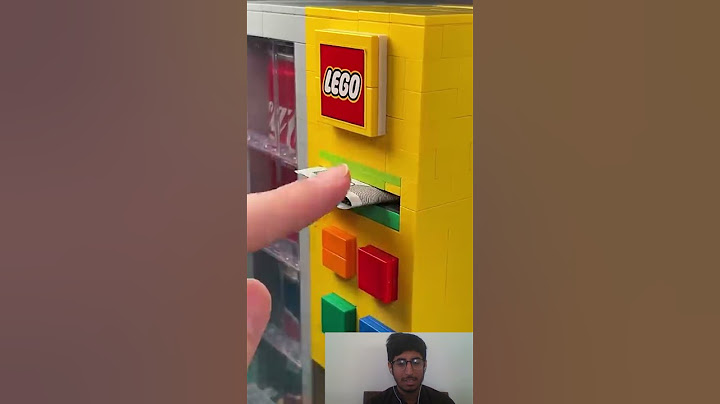 Giant Working Lego Soda Vending Machine #lego  #reactionvideo #legomachine #legovendingmachine