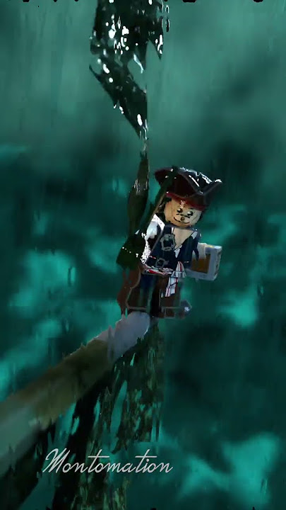 LEGO Captain Jack Sparrow vs Davy Jones (Animation) #lego #animation #pirates #disney #legoanimation