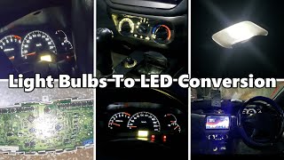 Mitsubishi Lancer Light Bulbs To LEDS Conversion