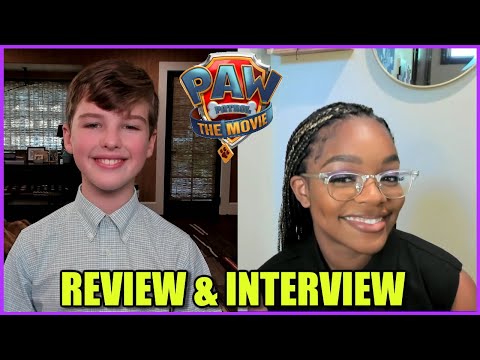 Paw Patrol: The Movie REVIEW & Cast Interview | Marsai Martin & Iain Armitage