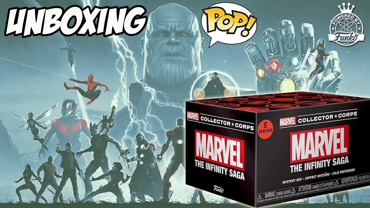 Unboxing MARVEL COLLECTOR CORPS THE INFINITY SAGA - caixa surpresa