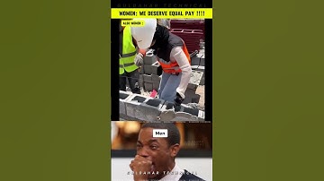 Women: "We Deserve Equal Pay!" | Equal Pay Debate Gets REAL | Hilarious Construction Stereotype! 💸