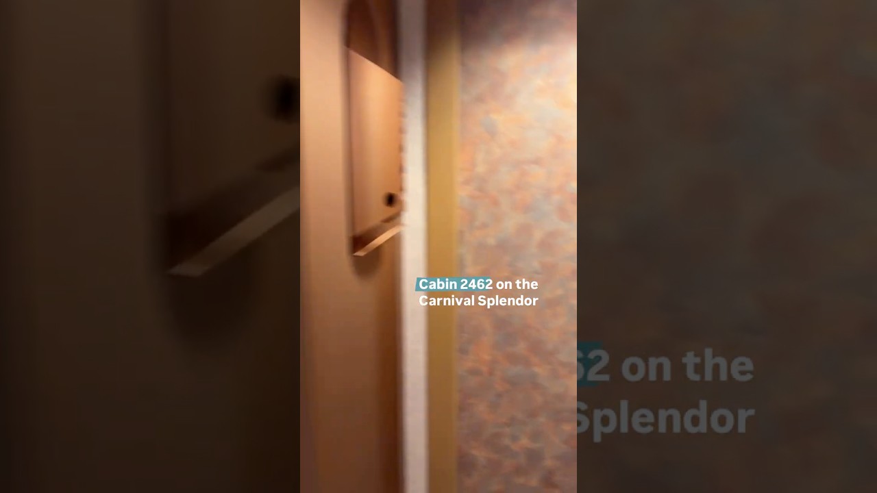 Carnival Splendor Cabin 2462 Tour | Ocean View Cabin #CarnivalSplendor #CruiseCabin #VoyageReady