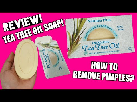 TEA TREE OIL SOAP REVIEW! | HOW TO REMOVE PIMPLES AND ACNE? | JHEZEL G