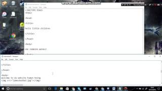 Making website by html notepad #1 - getting started