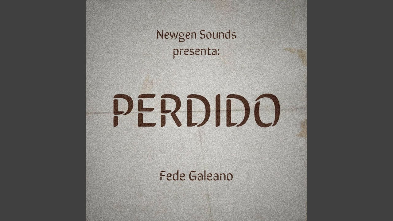 Watch Perdido on YouTube Watch Perdido on YouTube
