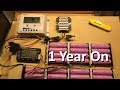 Solar Charging Lithium Ion 18650s - Part 5, A Year On - 12v Solar Shed