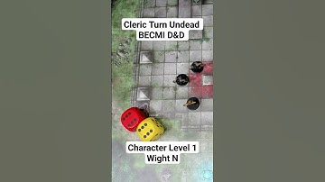 Cleric Turn Undead Wight - Basic BECMI Dungeons & Dragons