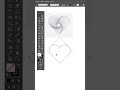 Transforming The Heart Shape #illustrator #design