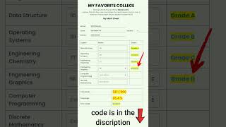 Student Marksheet Web App : Calculate Subject Marks And Grade Using JavaScript screenshot 2